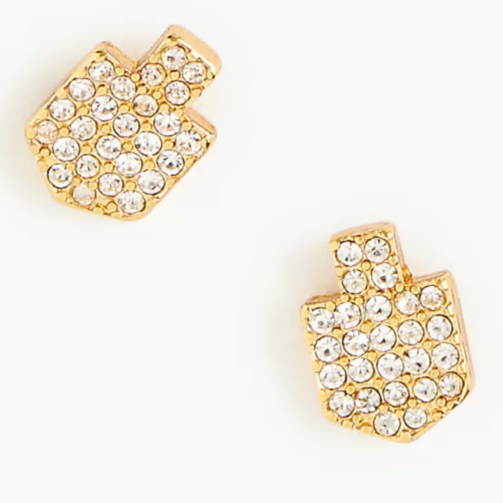J. Crew Dreidel Stud Earrings